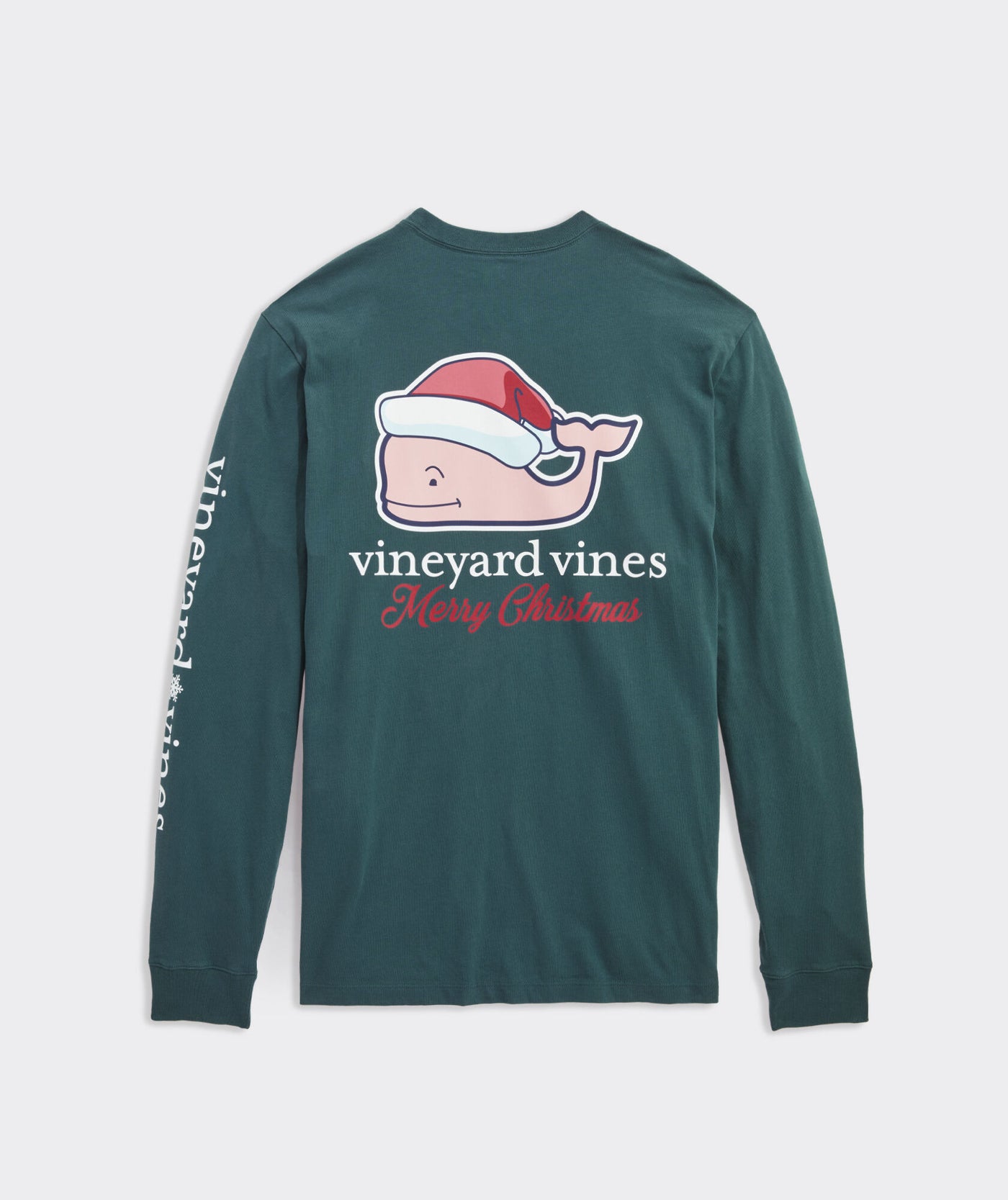 Vineyard Vines Christmas Whale Tee Deep Juniper THE LUCKY KNOT