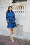 Outside Image of Gretchen Scott Teardrop Dress Blue