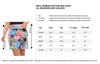 Size chart for the IBKUL Mini Check Skort - Black/White