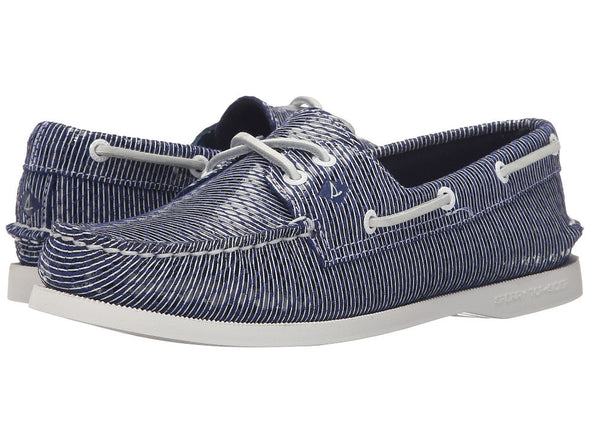 Sperry Women's A/O 2 Eye Snake Navy by Sperry Top-Sider from THE LUCKY KNOT - 2