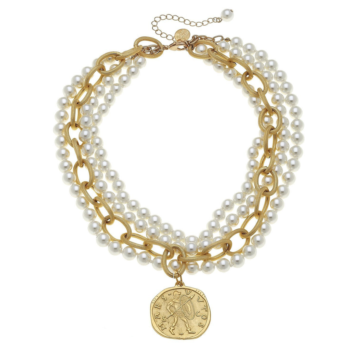 Susan Shaw Multi-Strand Gold Coin and Pearl Necklace | Women's Jewelry ...
