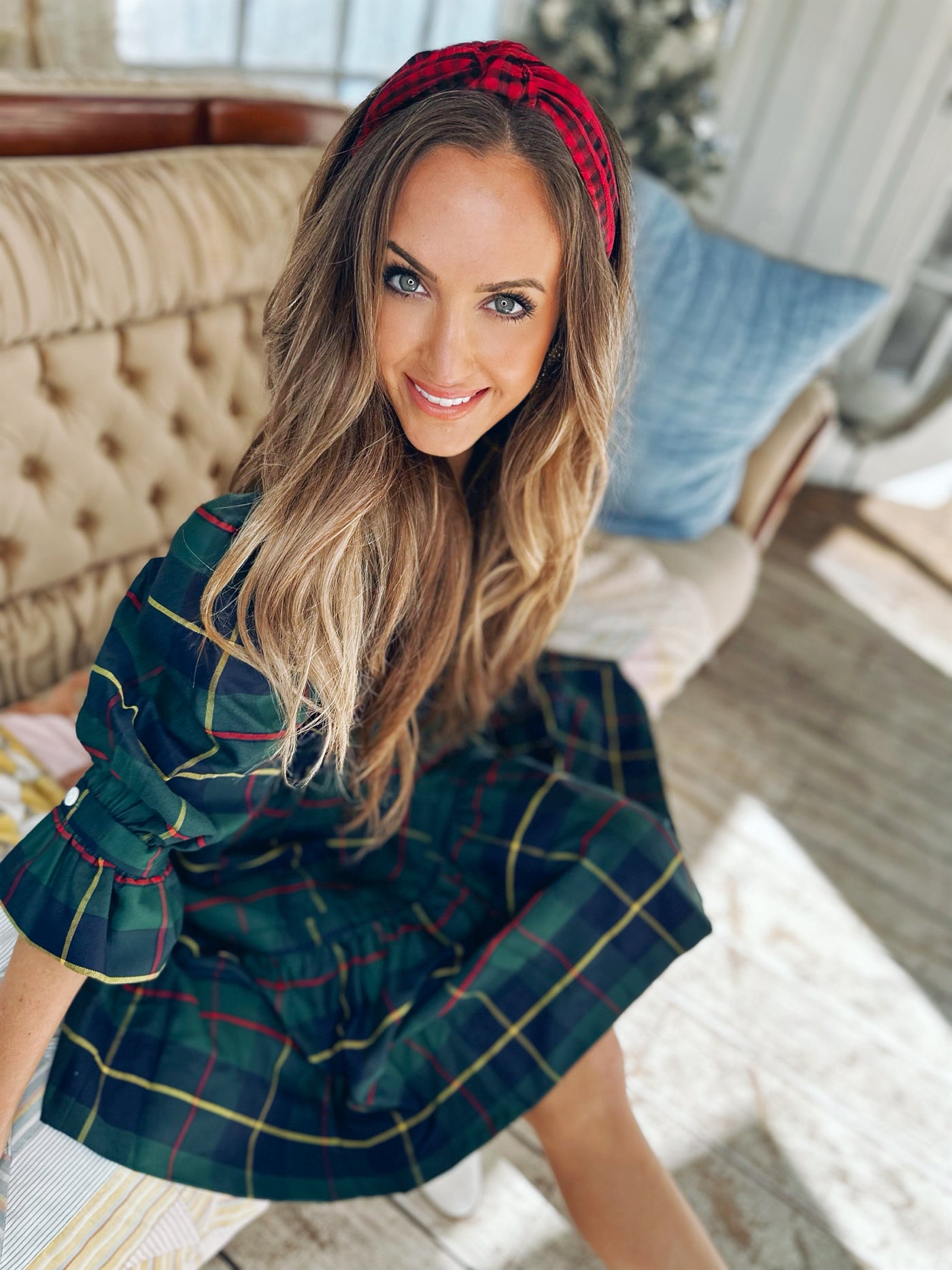 Gretchen Scott Teardrop Dress in Plaidly Cooper in Green Plaid | A Lucky Knot Bestseller THE LUCKY KNOT Gretchen Scott Teardrop Dress in Plaidly Cooper in Green Plaid | A Lucky Knot Bestseller THE LUCKY KNOT