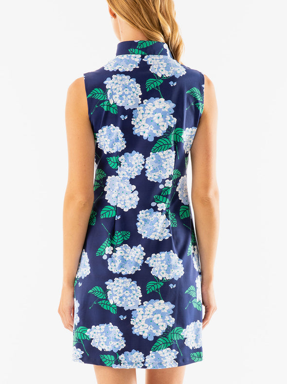 Mahi Gold Schooner Dress - Hydrangea Walk - Regatta