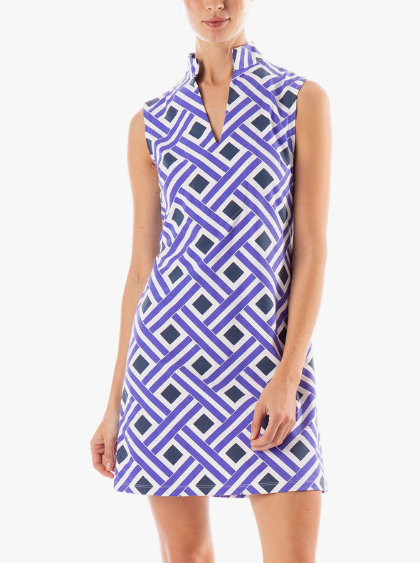 Mahi Gold Schooner Dress - Seas The Day - Sailor Blue