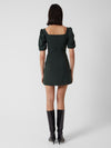 Back view of the French Connection Bridget Dress - Laurel Green