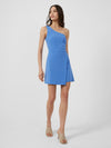 Full body view of the French Connection Bella Dress - Chalk Blue