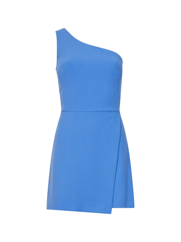 Flat view of the French Connection Bella Dress - Chalk Blue