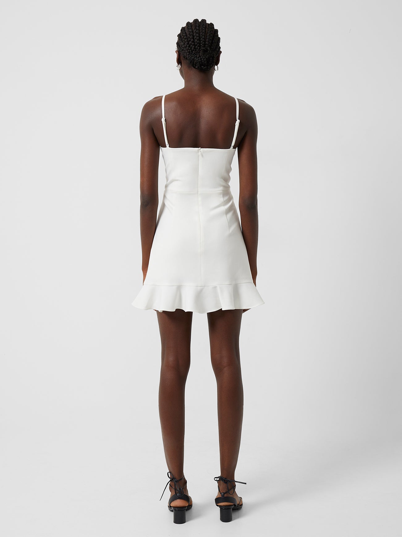 Whisper Frill Hem Dress | French Connection | Dresses | White | 8 Whisper Frill Hem Dress | French Connection | Dresses | White | 8