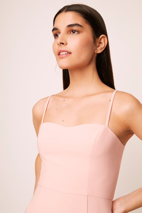 Neckline shot of the French Connection Brooklyn Dress - True Blossom