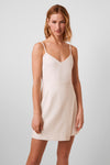 Front view of the French Connection Demi Dress - Summer White