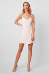 Front view of the French Connection Demi Dress - Summer White