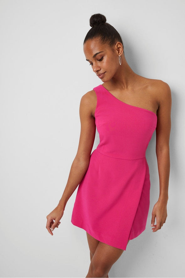 Front view of the French Connection Bella Dress - Wild Rosa