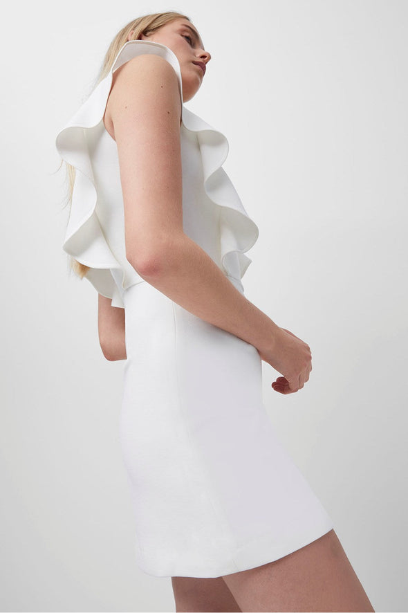 Artsy shot of the French Connection Chelsea Dress - Summer White