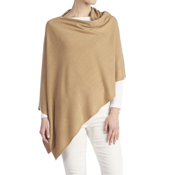 Lightweight Poncho - Taupe