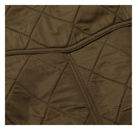 Fabric of the Barbour Cavalry Polarquilt Jacket Dk Olive