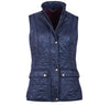Front view of the Barbour Wray Gilet Vest - Navy