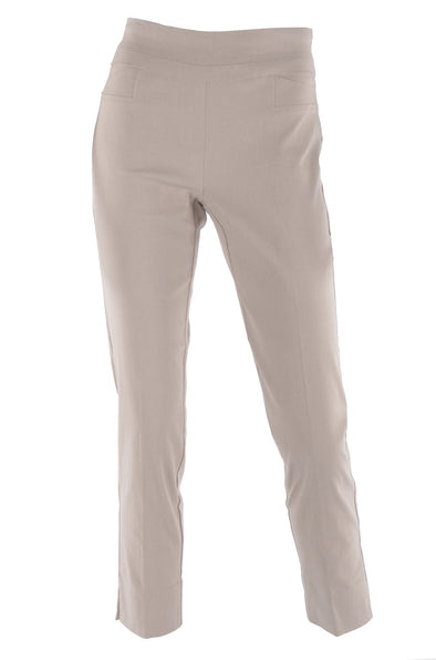 Front view of the Renuar Ankle Pants Sand