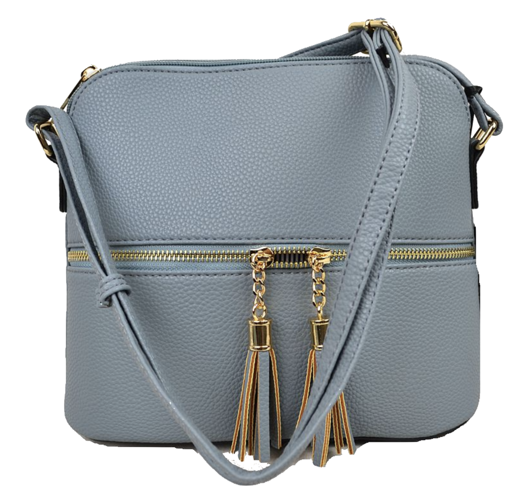 Buy Volcanic Rock Women Crossbody Bag Pocketbooks Soft PU Leather Purses  and Handbags Multi Pocket Shoulder Bag (Antique Silver-10.2