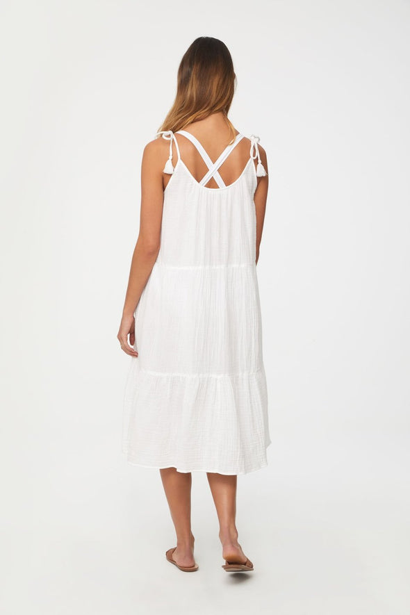 BeachLunchLounge Willa Beach Vibes Dress - White