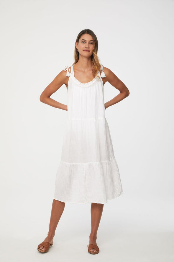 BeachLunchLounge Willa Beach Vibes Dress - White