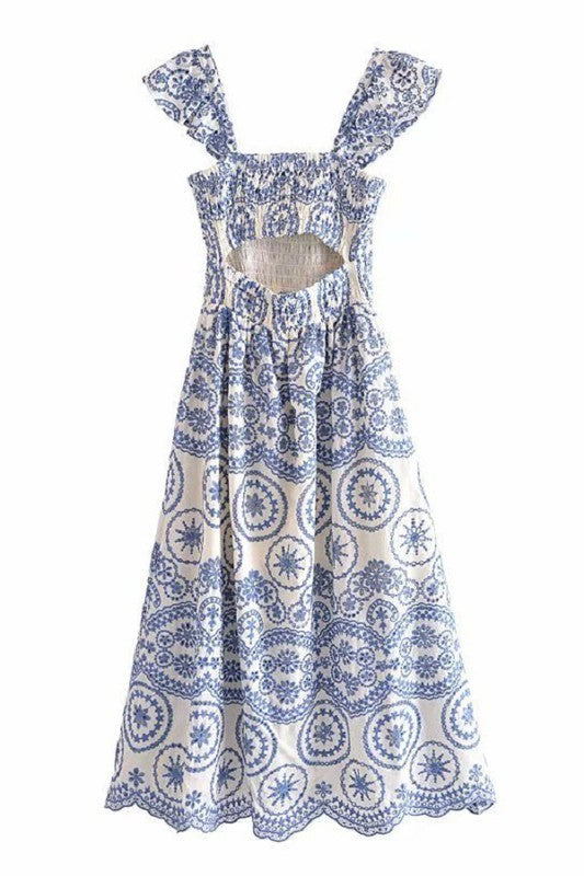 Chatham Eyelet Midi Dress Small Chatham Eyelet Midi Dress Small