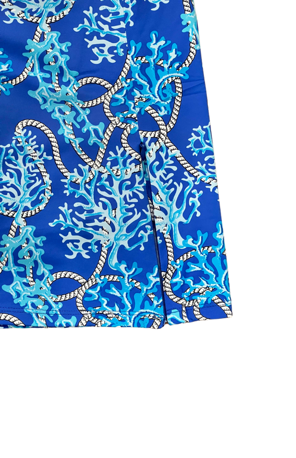 Atlantis Zip Skort - Blue Rope