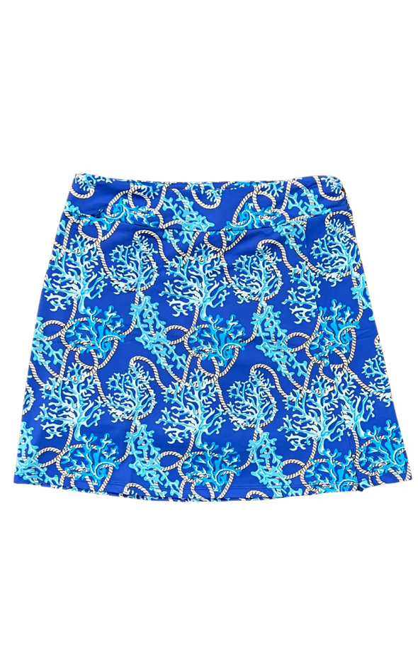 Atlantis Zip Skort - Blue Rope