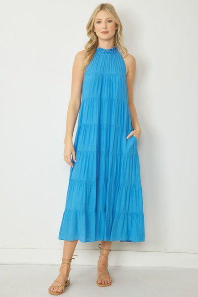 Chloe Maxi Dress - Blue