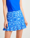 Front view of Courtney Skort in Spring Vibes Cobalt