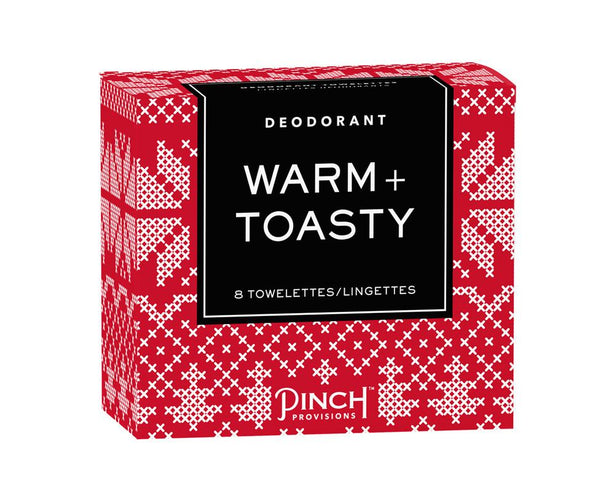 Warm + Toasty Deodorant Towelettes