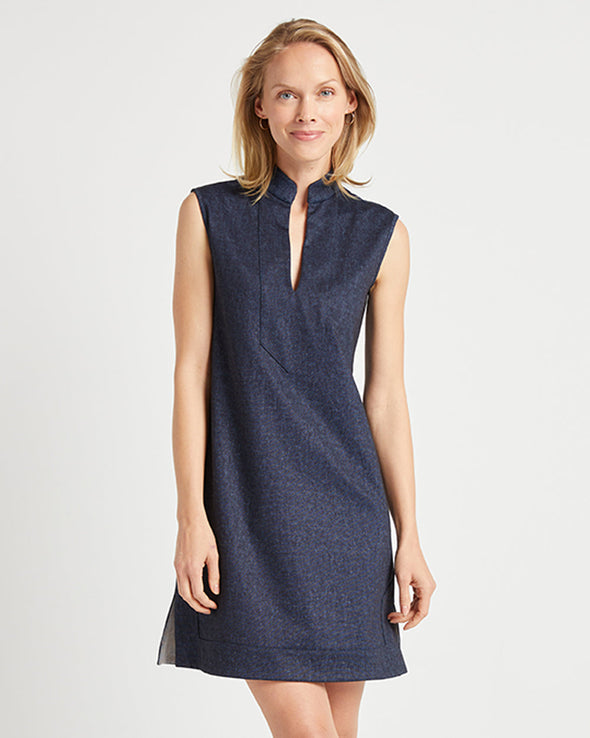 Jude Connally Kristen Dress - Denim Navy