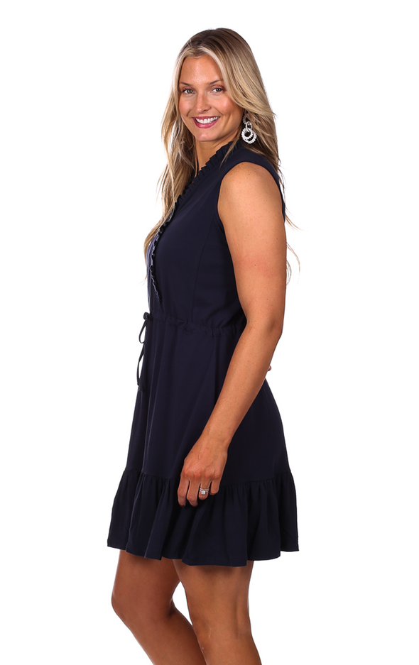 Duffield Lane Giselle Dress - Navy