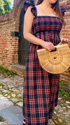 Model outside in The Holly Dress