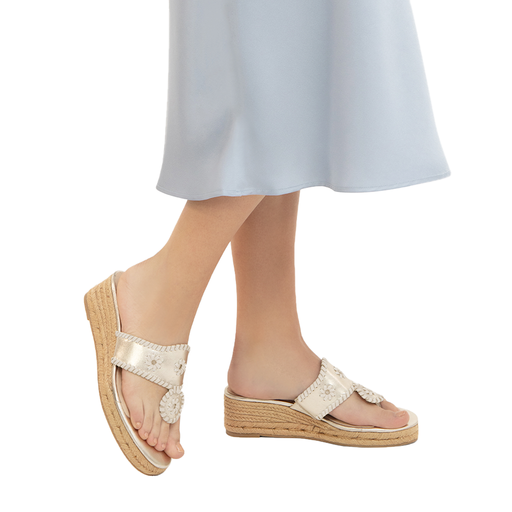 Peep Toe Jack Rogers Mid Heel Jack Rogers Jacks Mid Wedge In