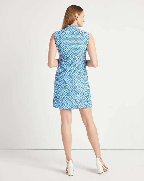 Jude Connally Kristen Dress - Poolside Tile Peri