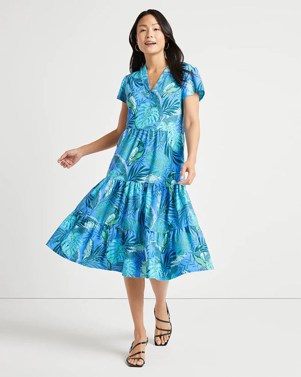 Jude Connally Libby Dress - Paradise Parrot Peri