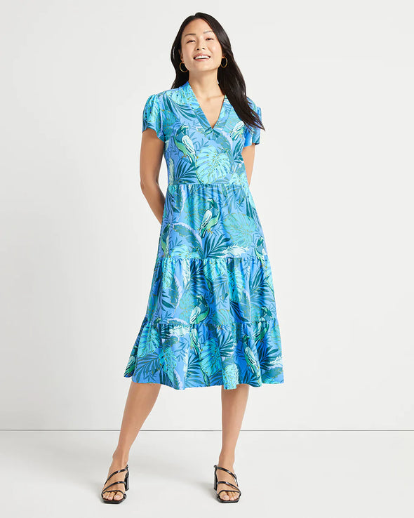 Jude Connally Libby Dress - Paradise Parrot Peri