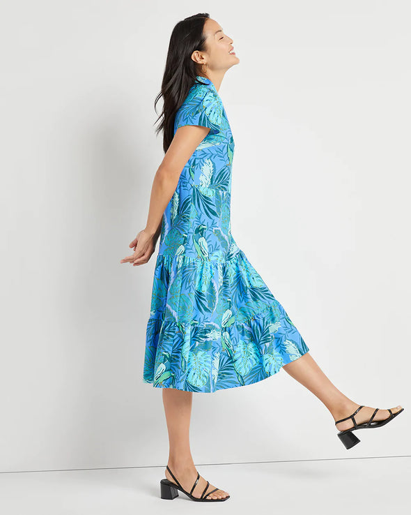 Jude Connally Libby Dress - Paradise Parrot Peri