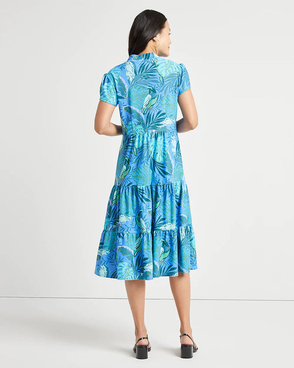 Jude Connally Libby Dress - Paradise Parrot Peri