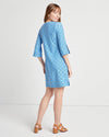 Back view of Jude Connally Megan Dress in Poolside Tile Peri