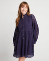 Front view of Jude Connally Gloria Dress in Navy