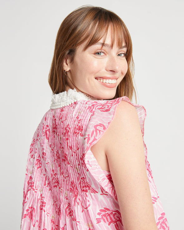 Jude Connally Larissa Dress - Queen Flamingo