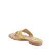Back view of the Jack Rogers Jacks II Flat Sandal - Gold