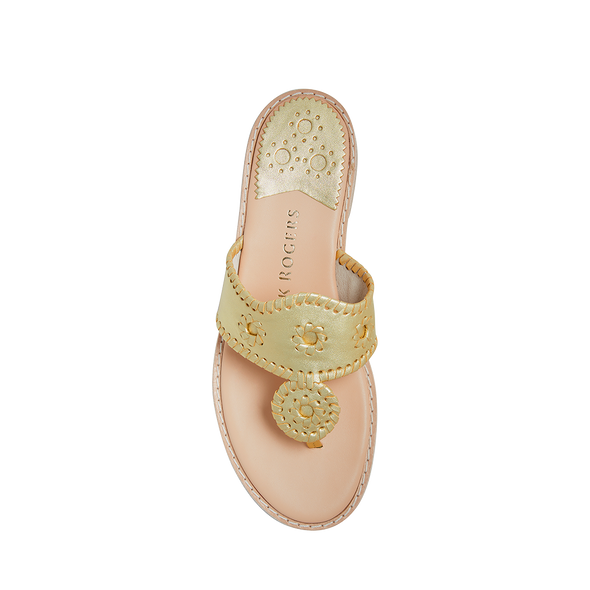 Jack Rogers Jacks II Flat Sandal - Gold