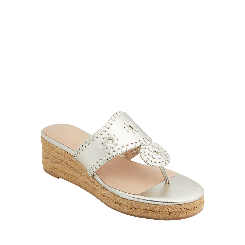 Jack rogers deals mid wedge sandals