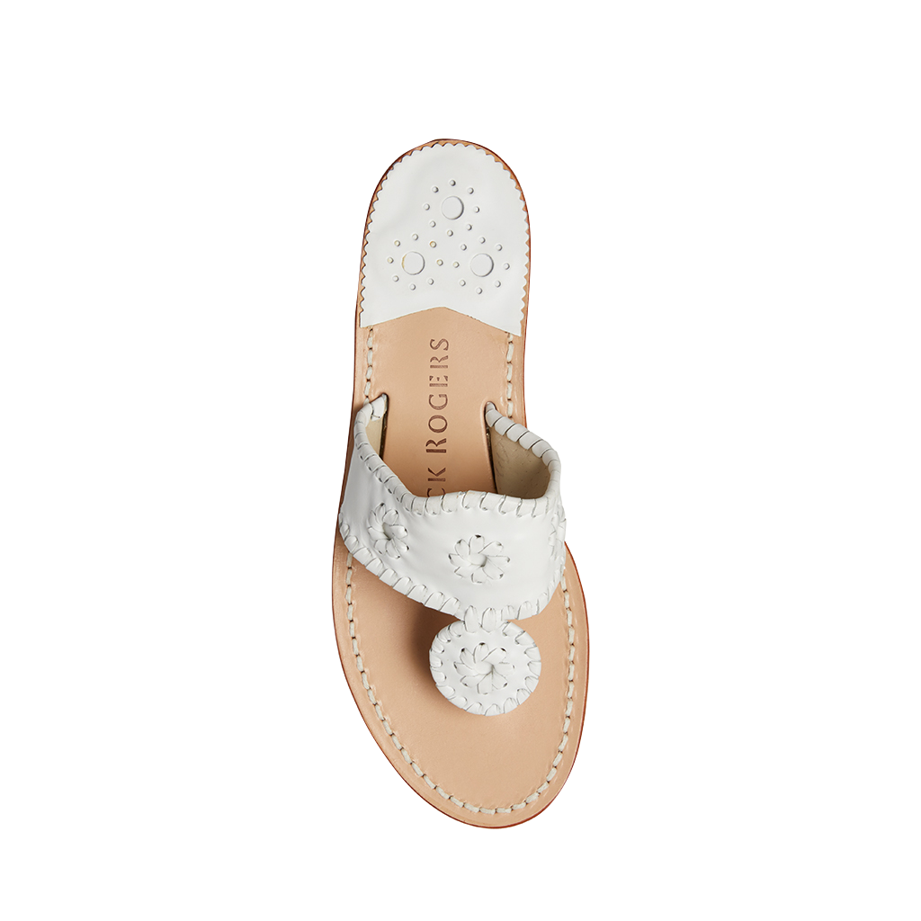 Jack rogers discount white sandals