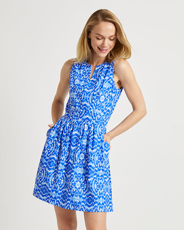 Jude Connally Julie Dress - Spring Vibes Cobalt