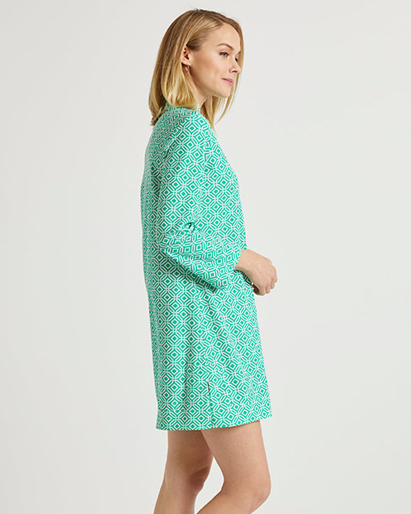 Jude Connally Kate Dress- Mini Links Geo Grass