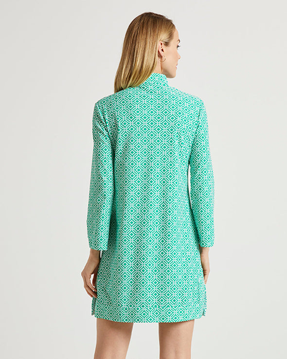 Jude Connally Kate Dress- Mini Links Geo Grass
