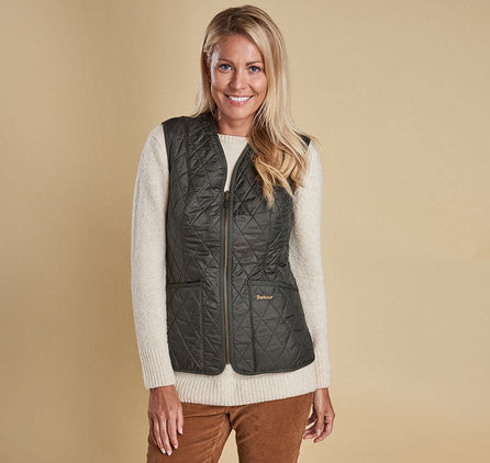 Barbour Fleece Betty Liner Vest - Olive by Barbour from THE LUCKY KNOT - 5